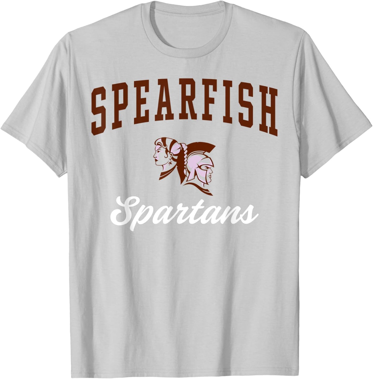 Spearfish High School Spartans C3 T-Shirt - T-Shirt | Ash