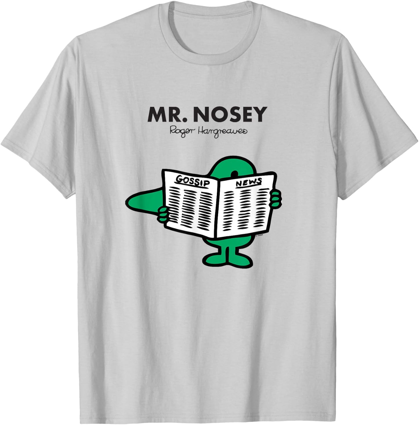 Mr. Men Mr. Nosey T-Shirt - T-Shirt | Ash