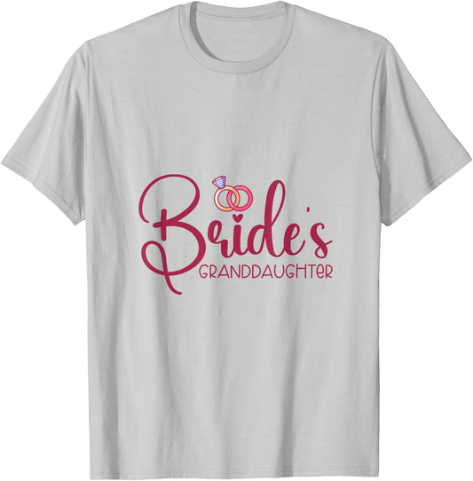 Marriage - Bride's Granddaughter T-Shirt - T-Shirt | Ash