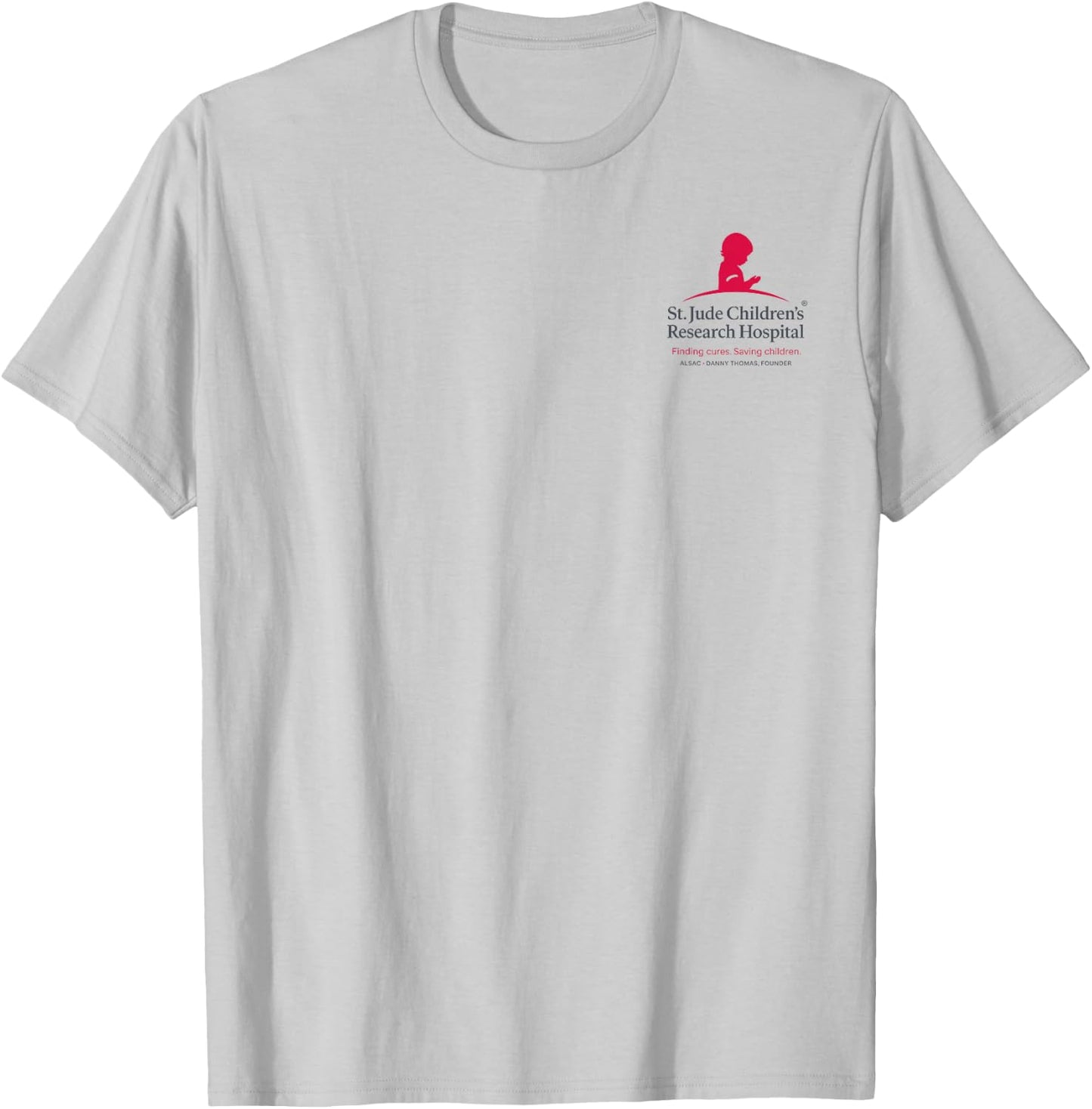 St. Jude I Love St. Jude Global Patient Art T-Shirt - T-Shirt | Ash