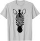 Zebra head animal T-Shirt - T-Shirt | Ash