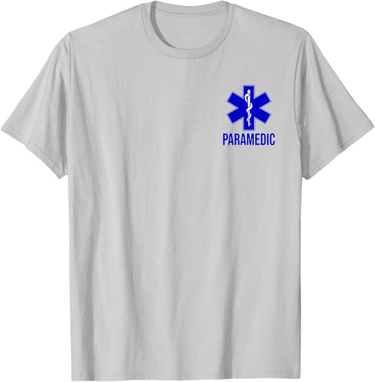 Paramedic Star of Life Emt Ems Ambulance Uniform Costume T-Shirt - T-Shirt | Ash