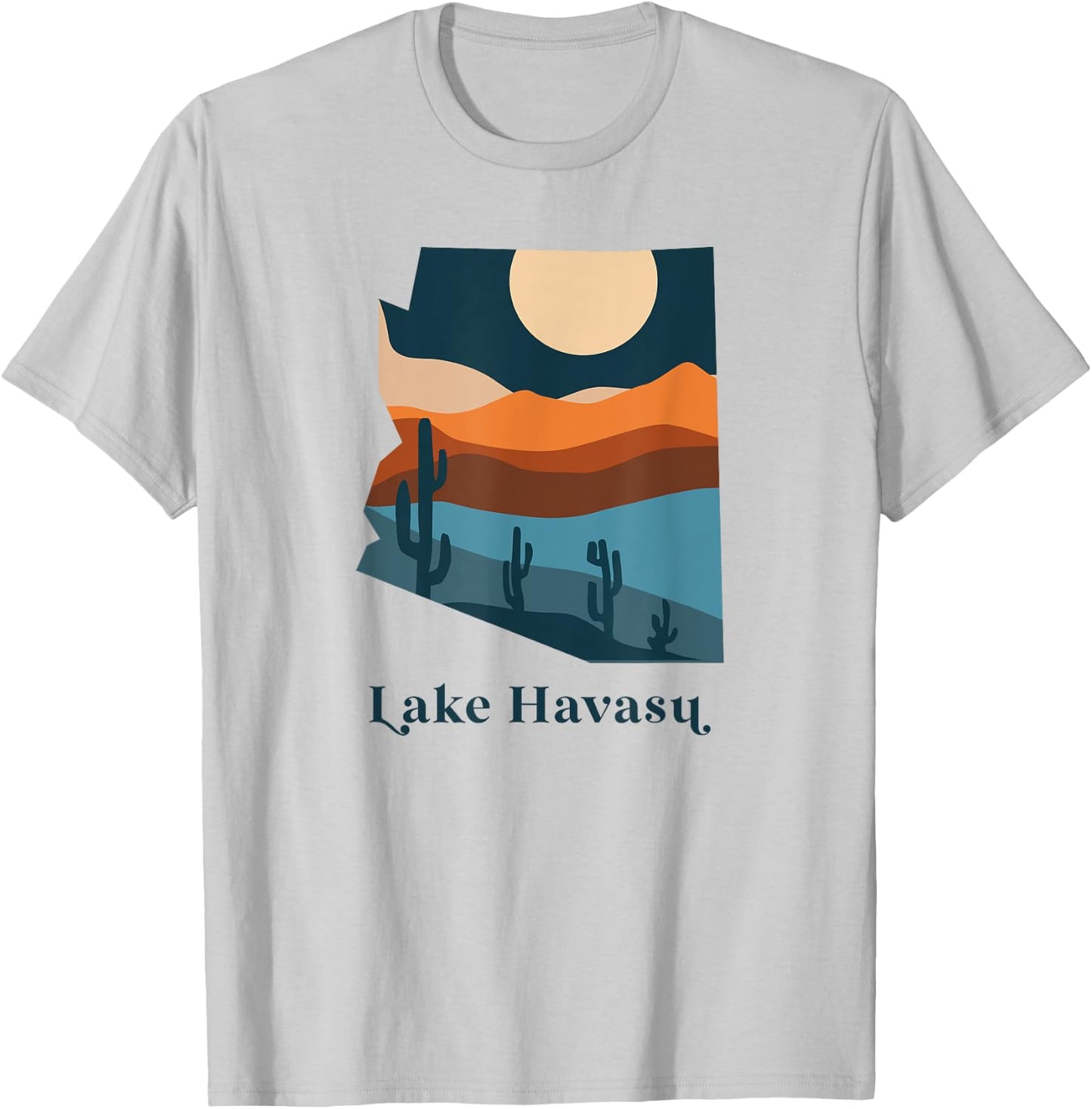 Lake Havasu Arizona Desert Style Boho AZ Landscape T-Shirt - T-Shirt | Ash