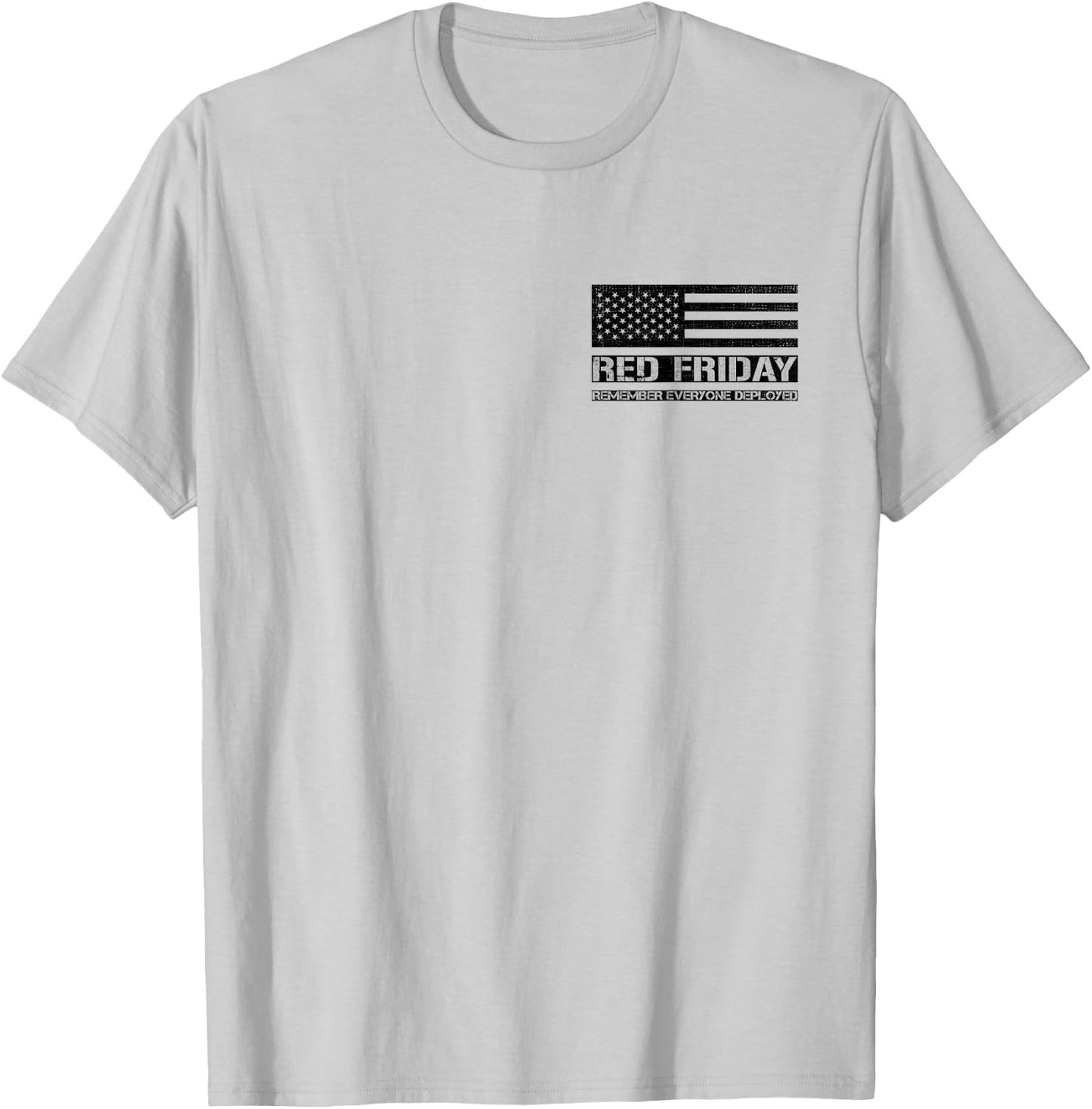 Red Friday Military Soldier Remember Everyone Deployed T-Shirt - T-Shirt | Ash
