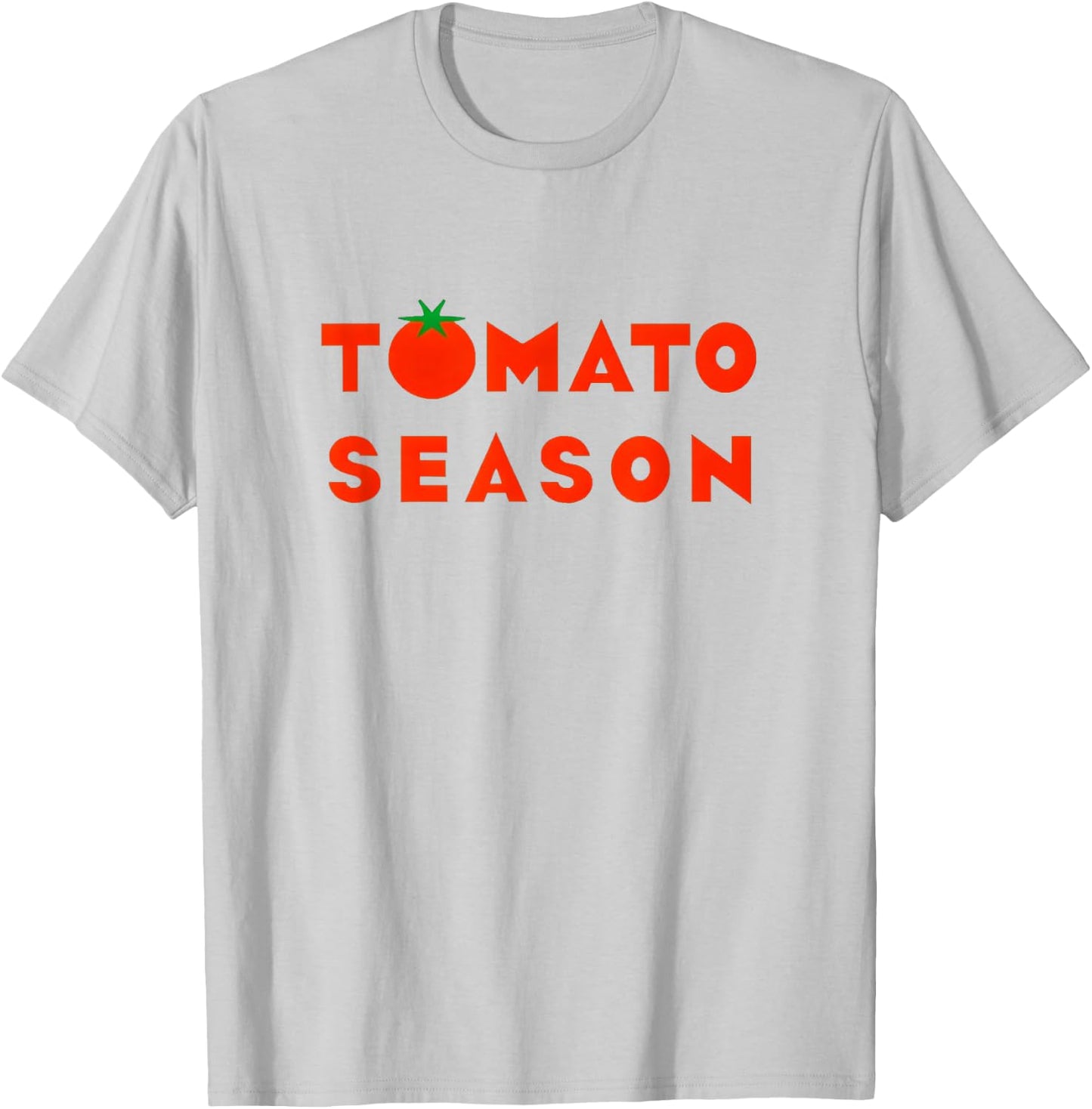Tomato Season Funny Tomato Gardening Vegetables Farmer T-Shirt - T-Shirt | Ash