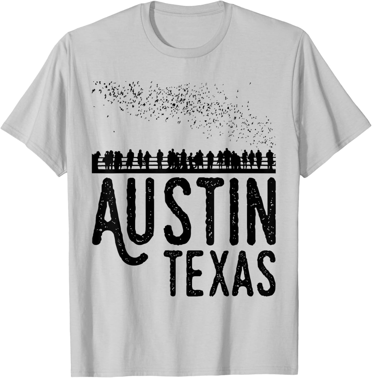 Austin Texas Bats South Congress Shirt T-Shirt - T-Shirt | Ash