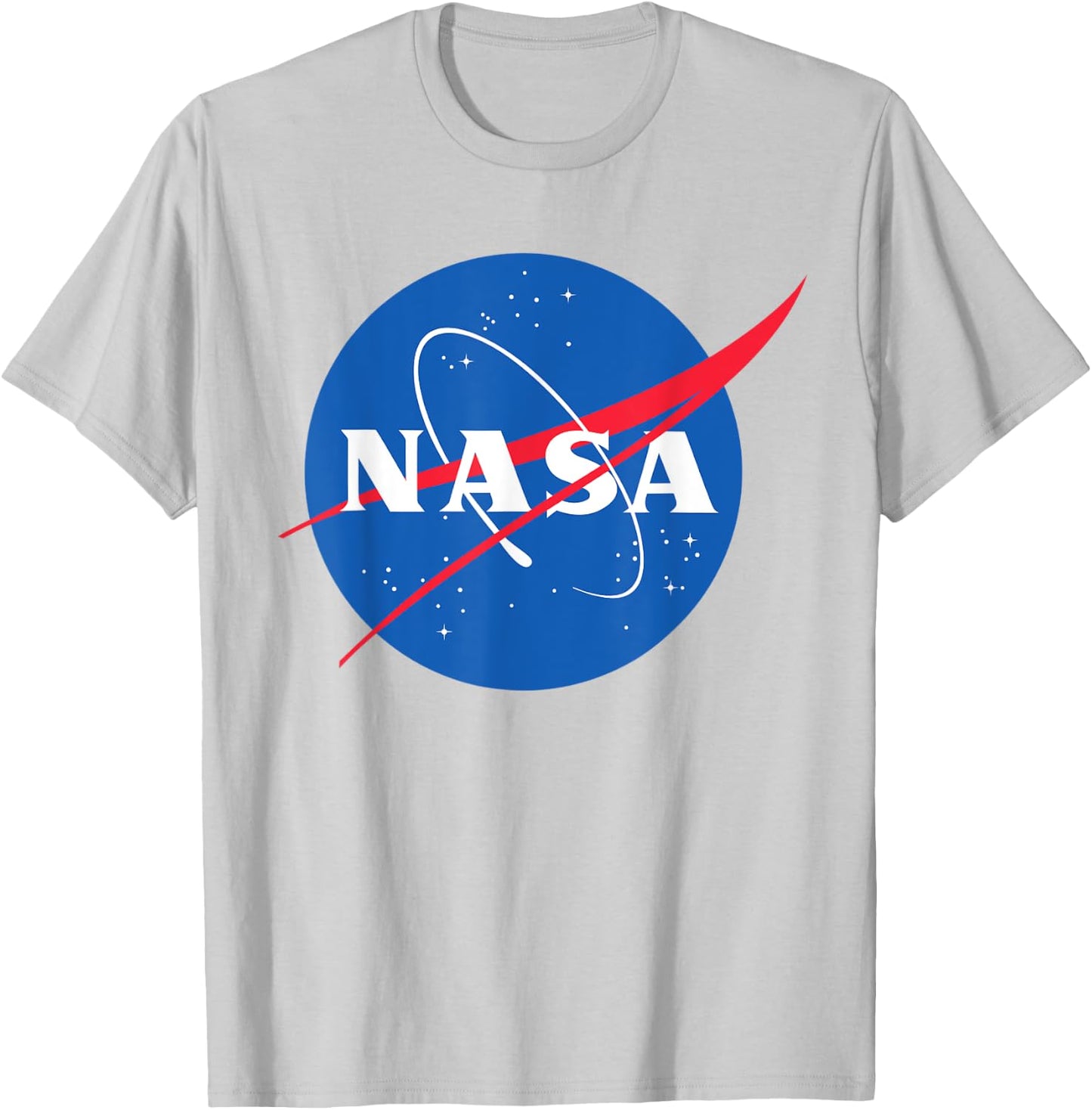 NASA Official Meatball NASA Logo T-Shirt - T-Shirt | Ash