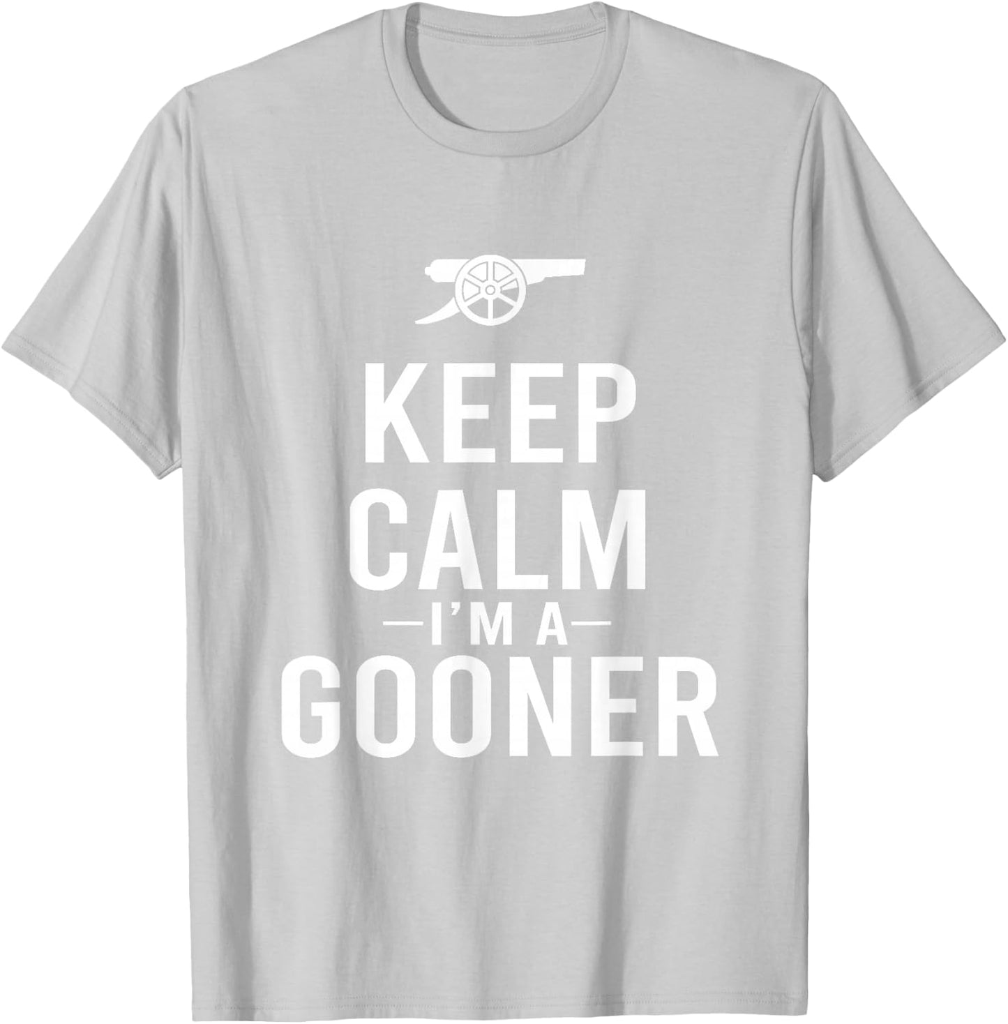 Keep Calm I'm a Gooner Jersey T-Shirt - T-Shirt | Ash