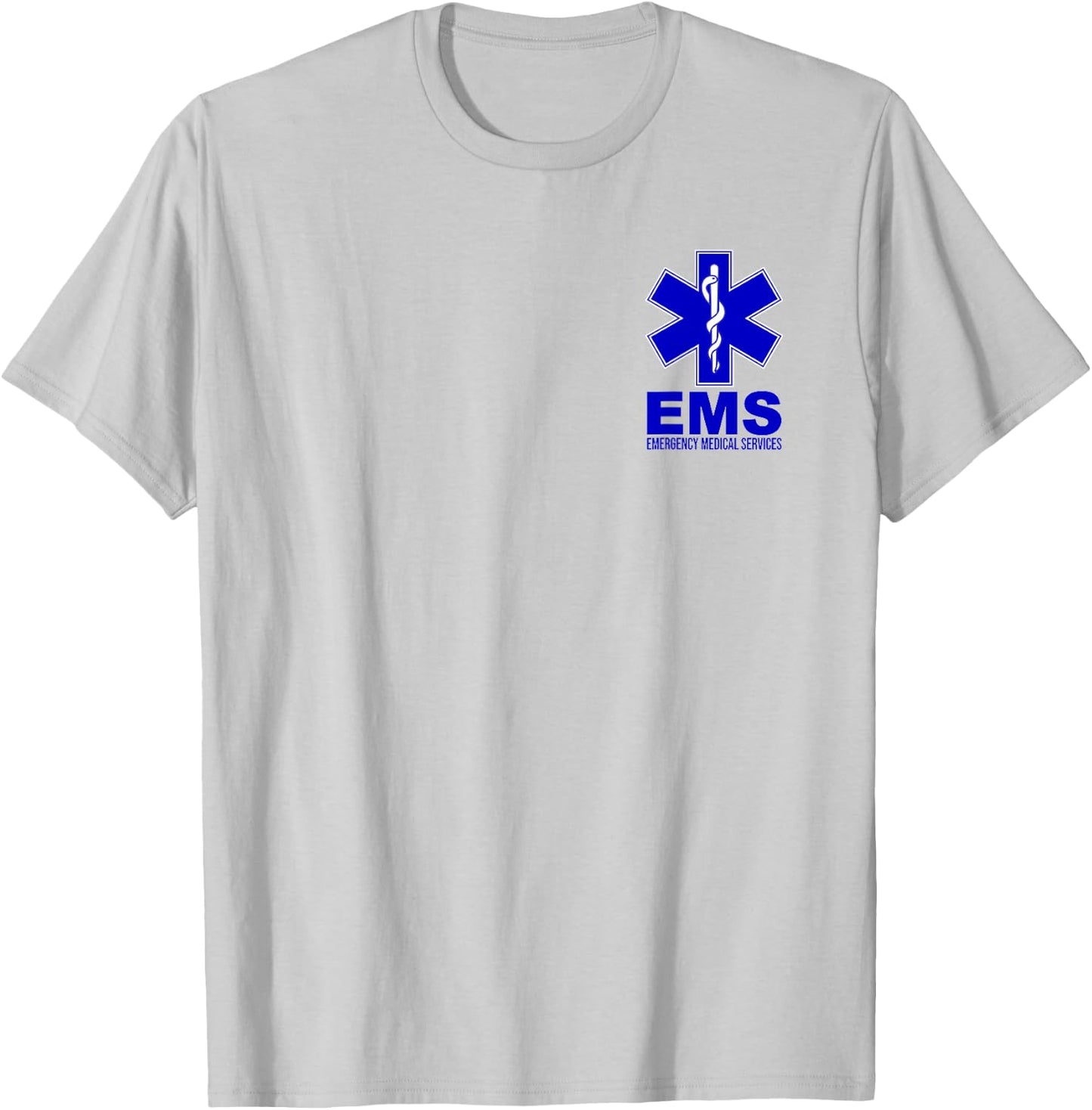 Ems Star of Life Emergency Medical Services Emt Paramedic T-Shirt - T-Shirt | Ash