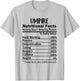 Umpire Nutrition Facts Funny T-Shirt - T-Shirt | Ash