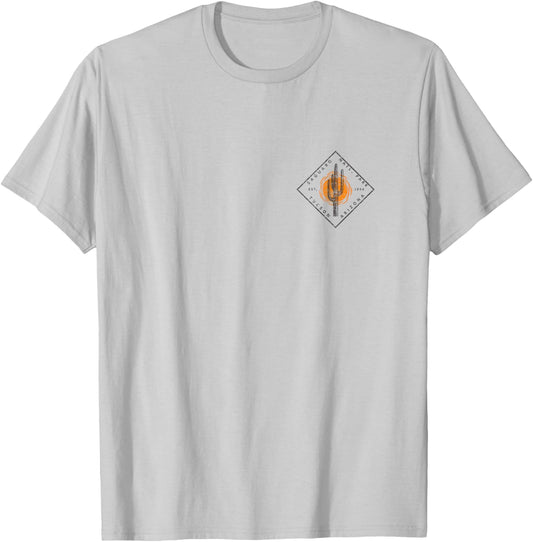 (2 Sided Print) Saguaro Cactus National Park Tucson Arizona T-Shirt - T-Shirt | Ash