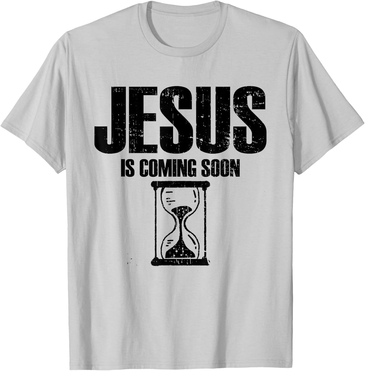 Jesus Is Coming Soon | Countdown Christian Jesus T-Shirt - T-Shirt | Ash