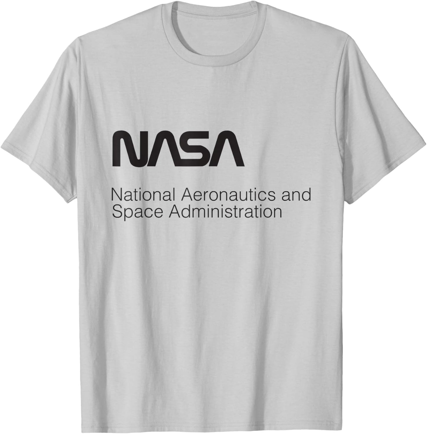 NASA National Aeronautics And Space Administration T-Shirt - T-Shirt | Ash