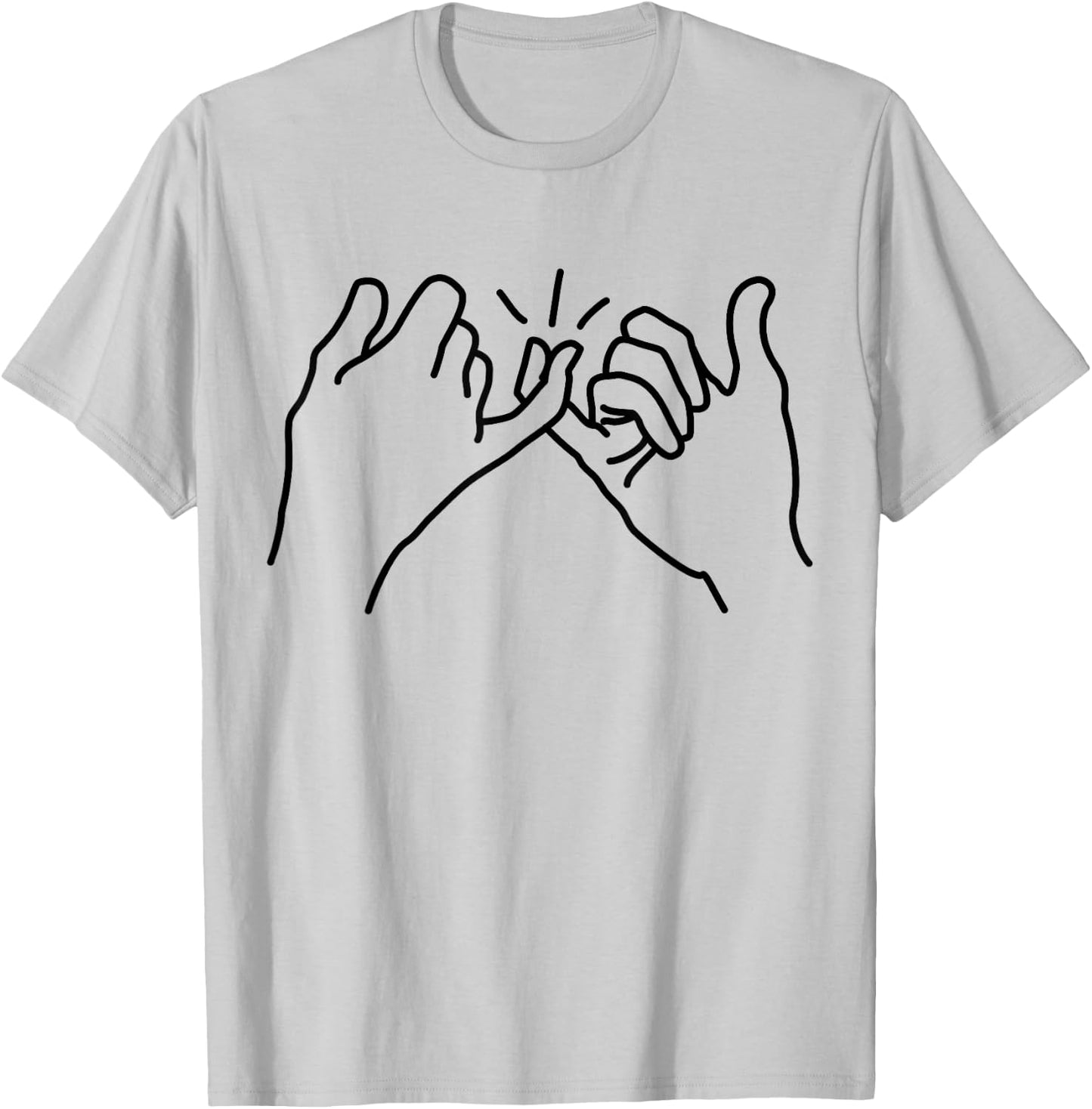 Pinky Swear Promise T-Shirt - T-Shirt | Ash