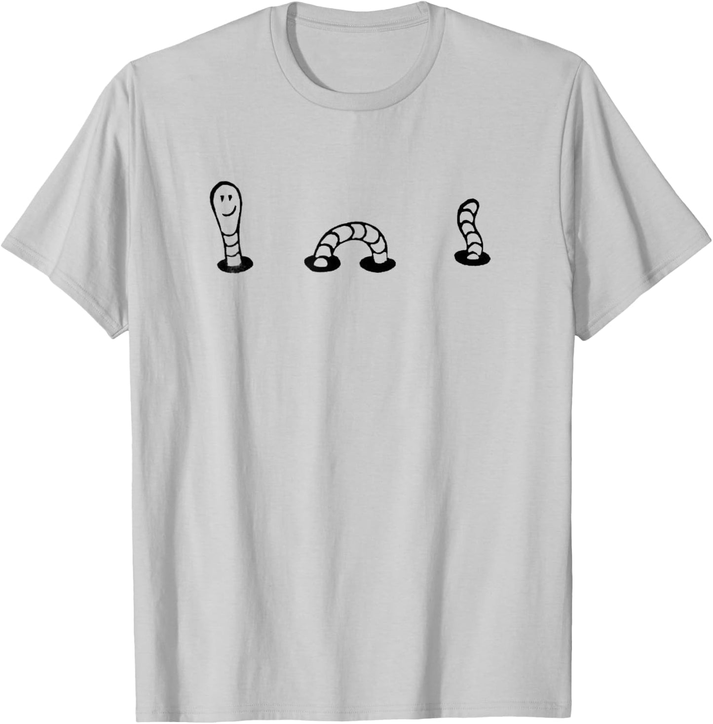 Love Earthworm Women Shirt Earthworm Lovers girls Funny I Really Love Earthworms , Worm Birthday Shirt T-Shirt - T-Shirt | Ash