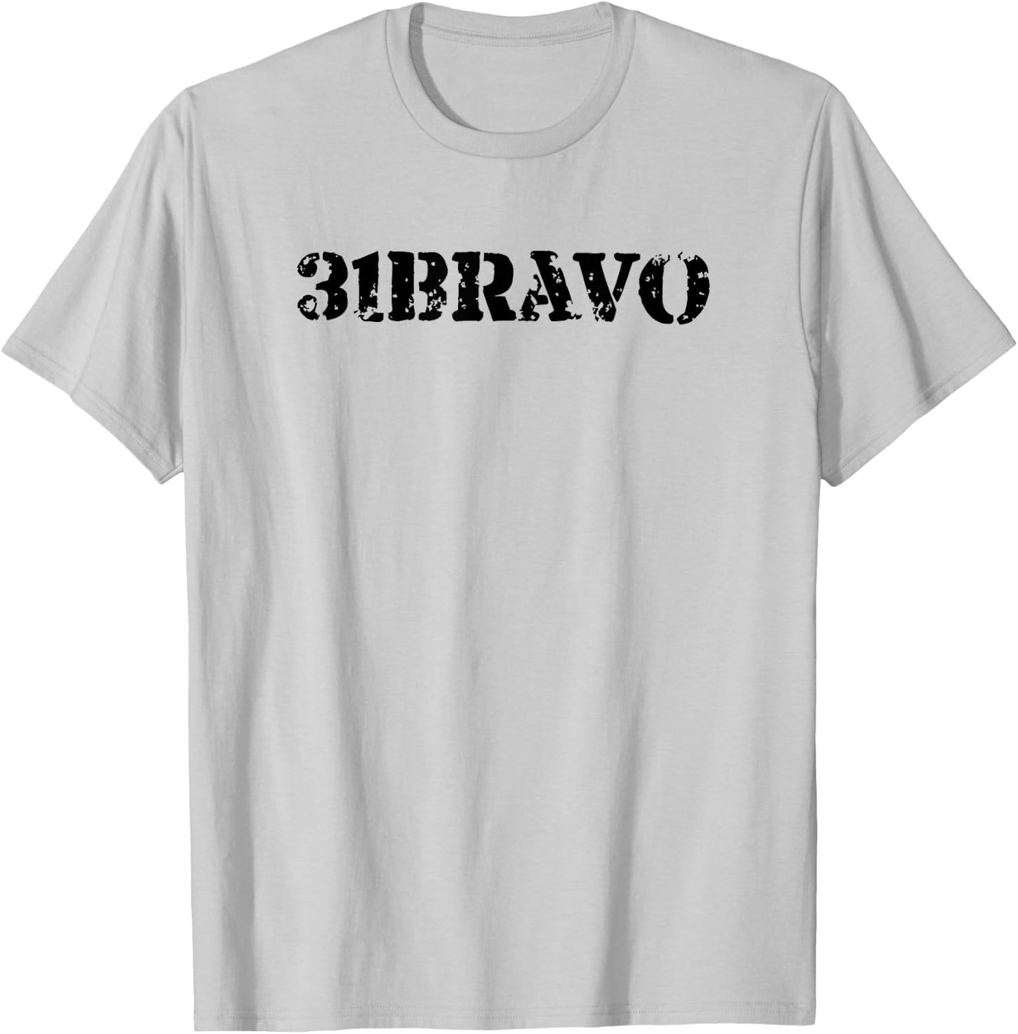 US Army 31 Bravo Military Police 31B T Shirt 20489 T-Shirt - T-Shirt | Ash