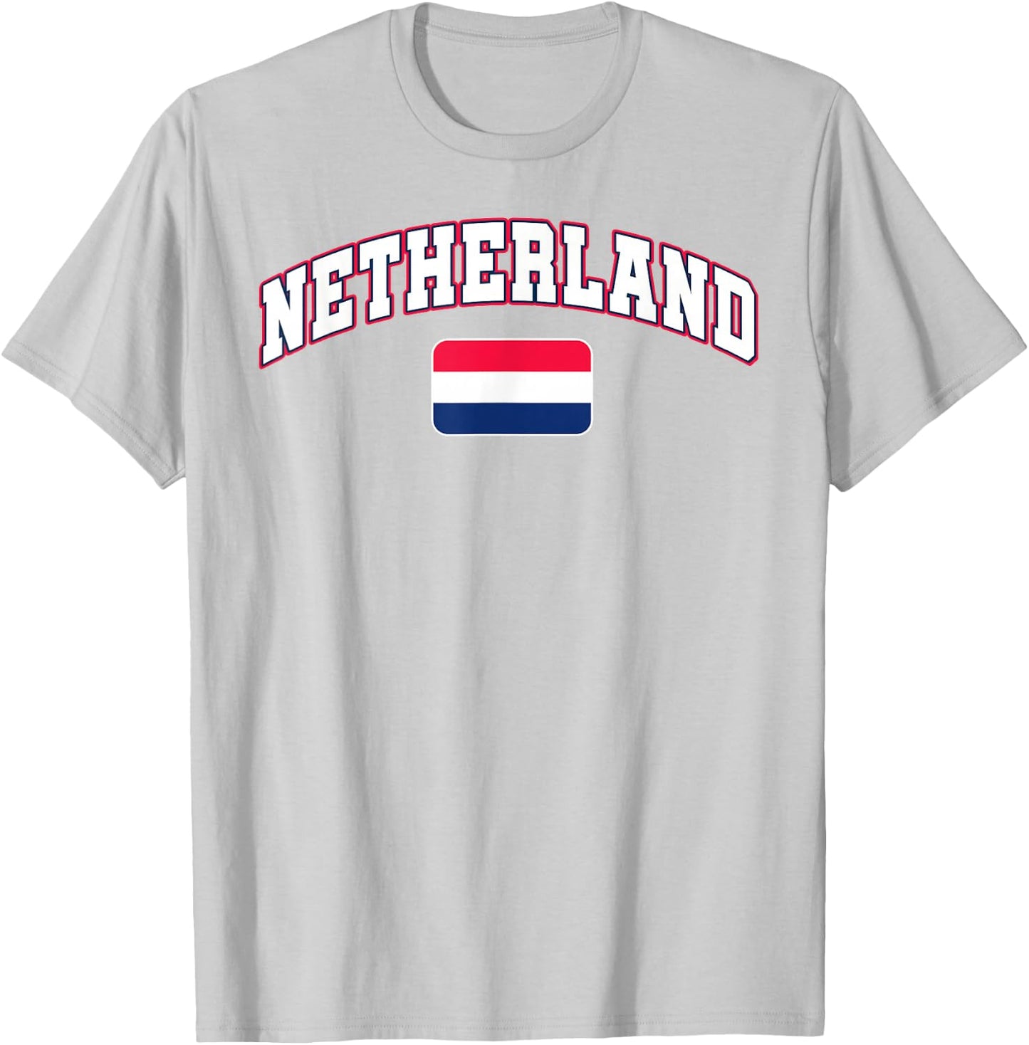 Netherland Flag Nederland Pride Design T-Shirt - T-Shirt | Ash