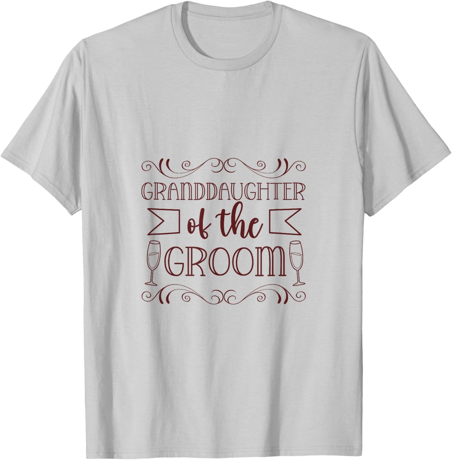 Wedding - Granddaughter of the groom T-Shirt - T-Shirt | Ash