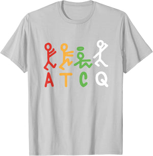 A Tribe Called Quest Official Logo Green T-Shirt - T-Shirt | Ash