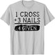 1 Cross 3 Nails 4 Given Christian Vintage Easter T-Shirt - T-Shirt | Ash