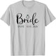 Bride Est. 2026 Bride to Be Fiancé Engagement T-Shirt - T-Shirt | Ash