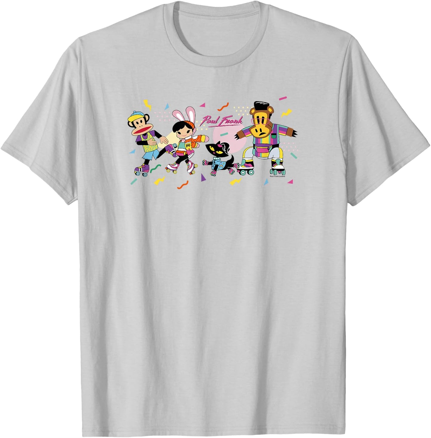 Paul Frank Retro Group Skate Party T-Shirt - T-Shirt | Ash