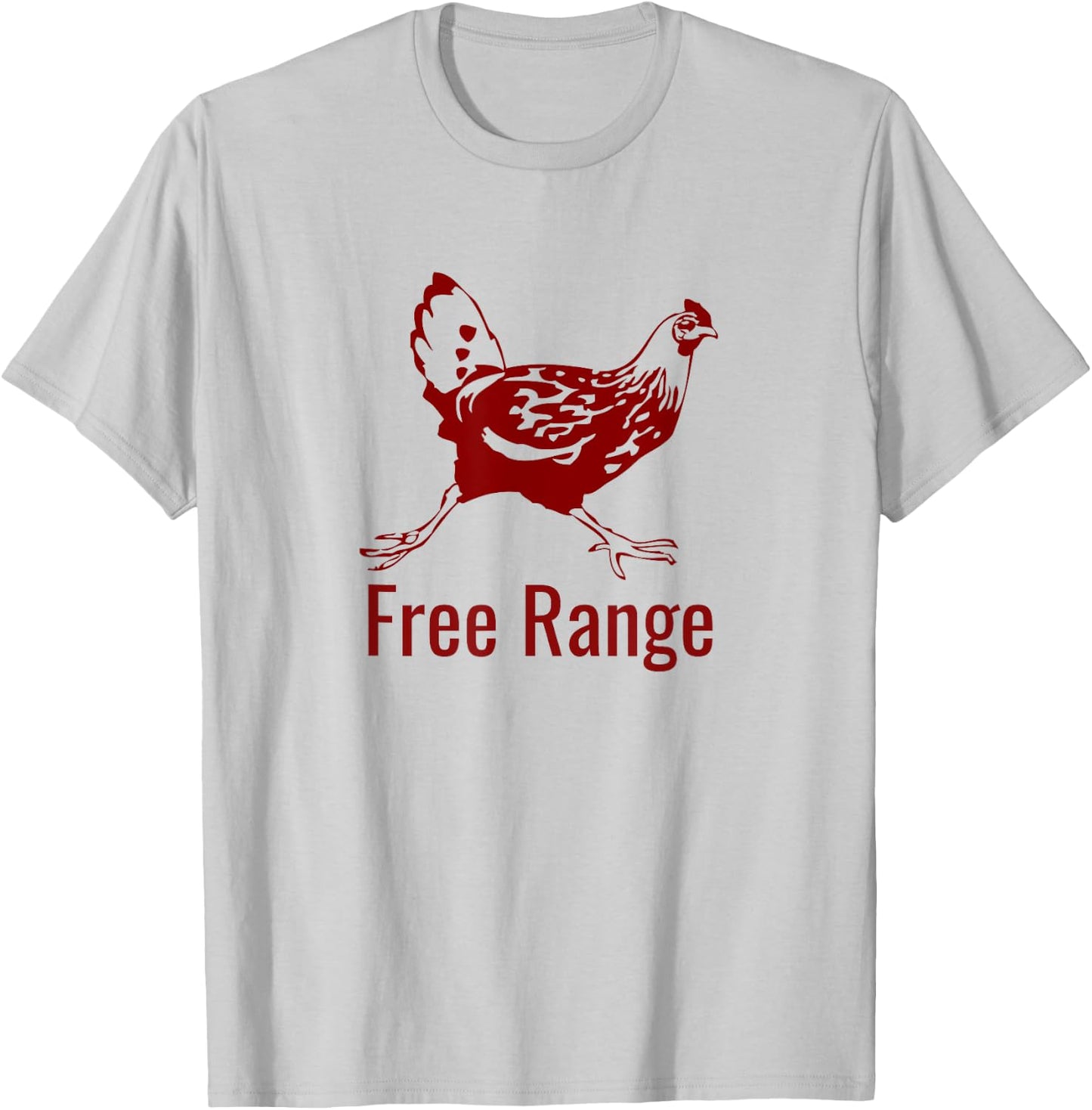 Urban Farmer Backyard Chicken Lover Free Range T-Shirt - T-Shirt | Ash