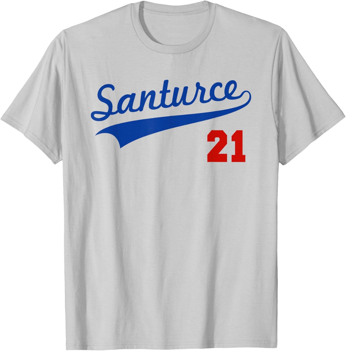 Santurce 21 Puerto Rico Baseball Boricua Men Women T-Shirt - T-Shirt | Ash