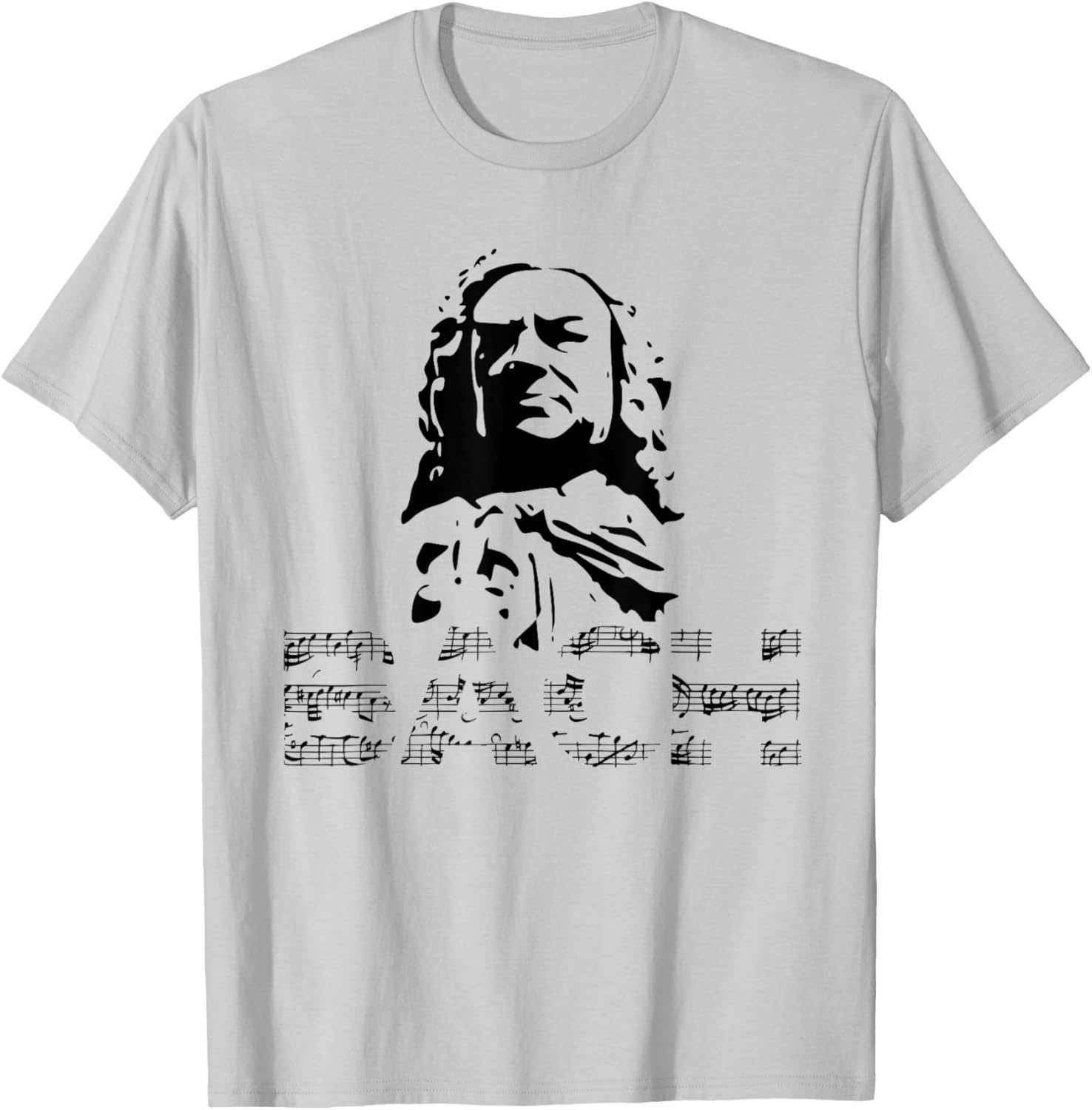 Johann Sebastian Bach Composer Pianist Classical Music T-Shirt - T-Shirt | Ash