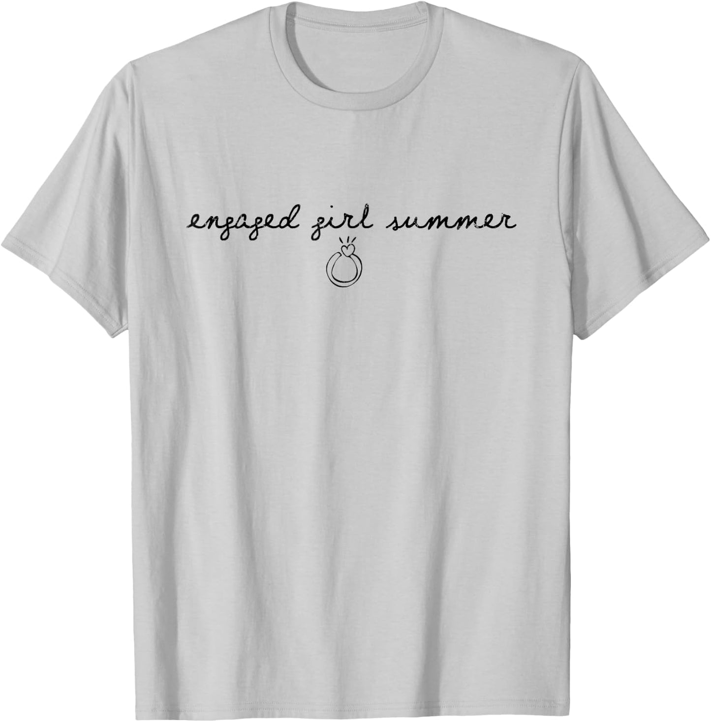Engaged Girl Summer, Future Mrs, Bride To Be T-Shirt - T-Shirt | Ash