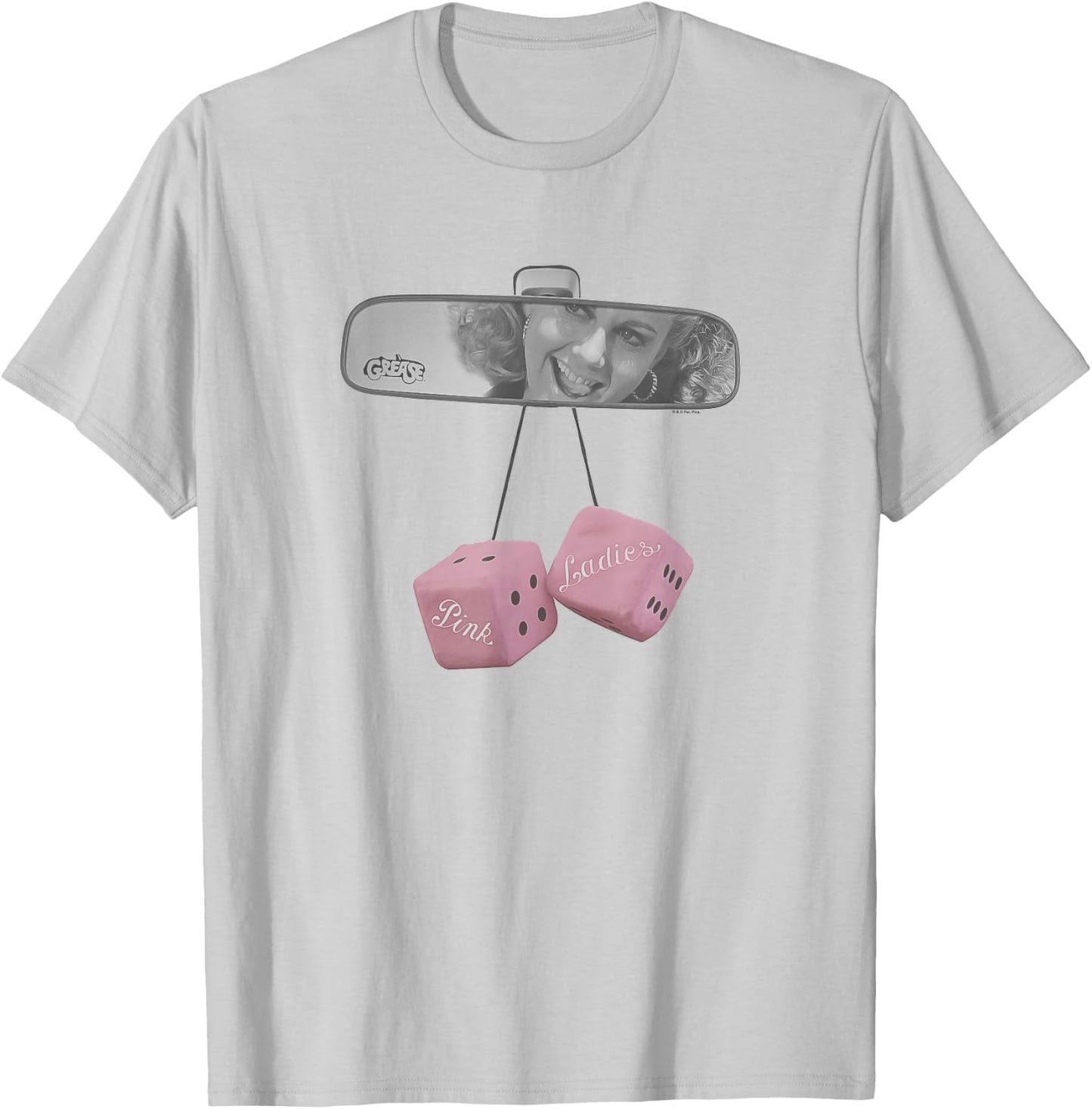 Grease - Sandy in the Rear View T-Shirt - T-Shirt | Ash