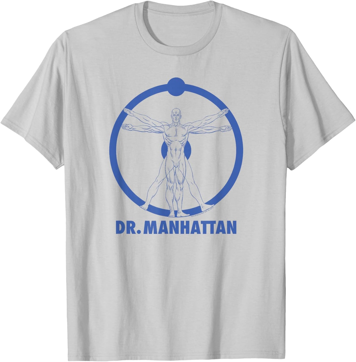 Watchmen Vintage Dr. Manhattan T-Shirt - T-Shirt | Ash