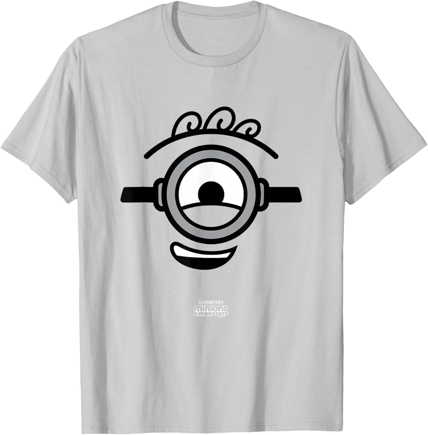 Minions James Big Face Costume Graphic T-Shirt - T-Shirt | Ash
