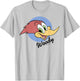Woody Woodpecker Face Circle Logo T-Shirt - T-Shirt | Ash