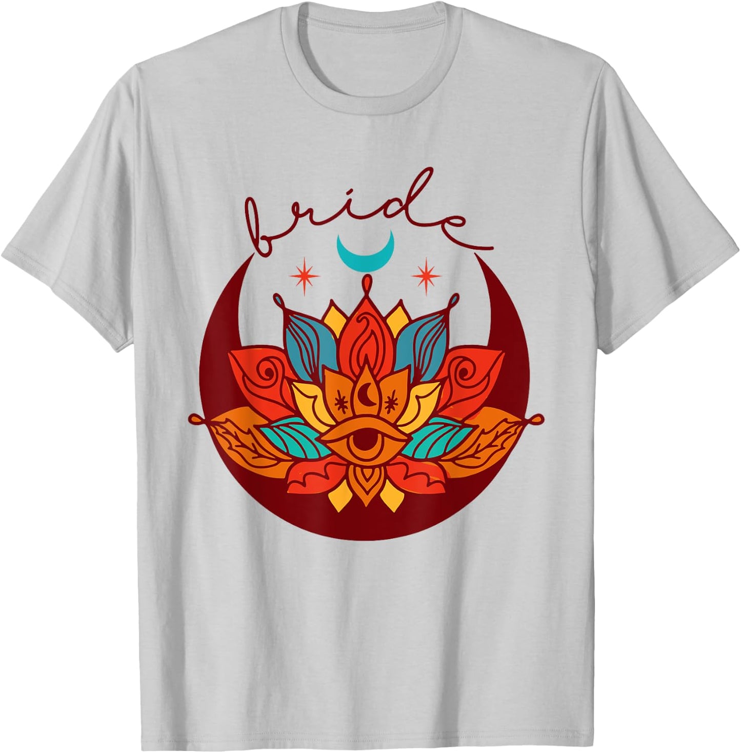 Bridal Celestial Mystical Bachelorette Party Bride To Be T-Shirt - T-Shirt | Ash