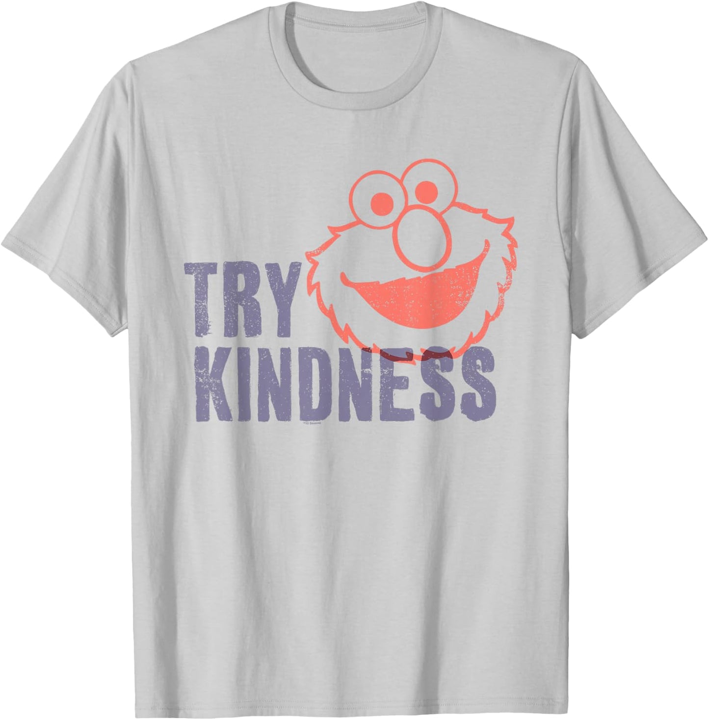 Sesame Street Try Kindness With Elmo T-Shirt - T-Shirt | Ash