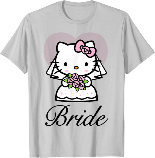 Hello Kitty Bride Shirt T-Shirt - T-Shirt | Ash