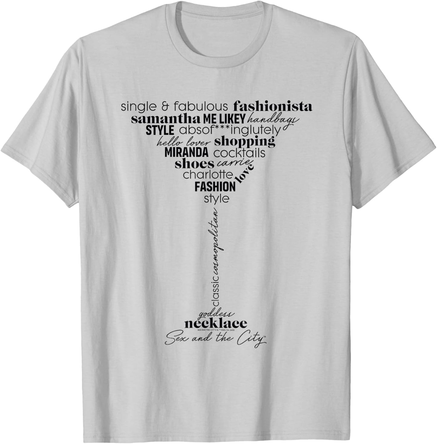 Sex and the City Classic Cosmopolitan T-Shirt - T-Shirt | Ash