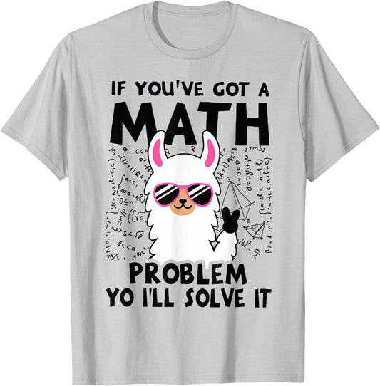 If You've Got A Math Problem Yo I'll Solve It T-Shirt - T-Shirt | Ash
