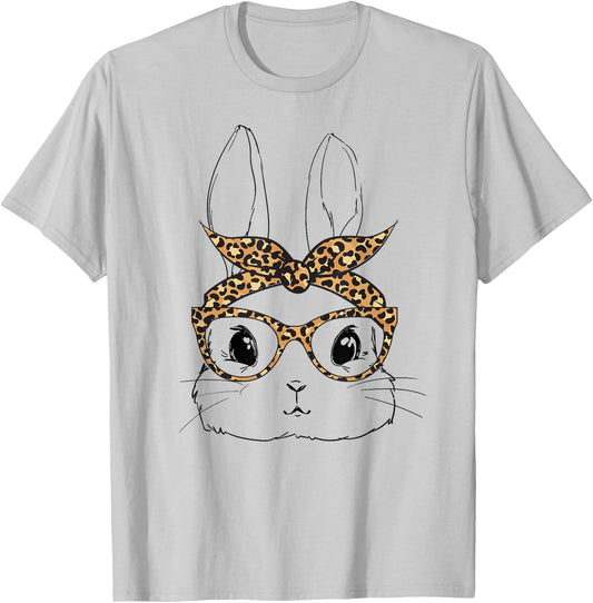 Easter Shirts For Kids Easter T Shirts Women Bunny Sunglass T-Shirt - T-Shirt | Ash