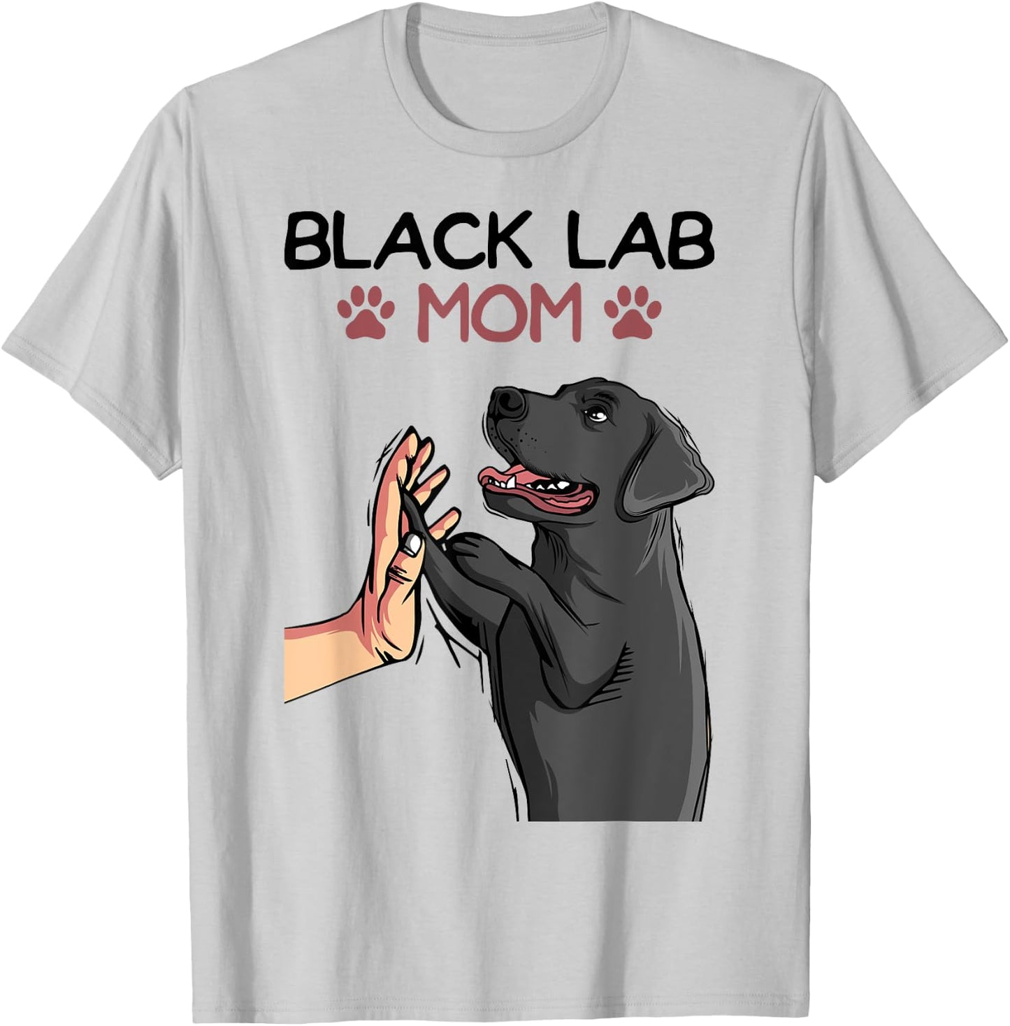 Black Lab Mom Labrador Retriever Women T-Shirt - T-Shirt | Ash