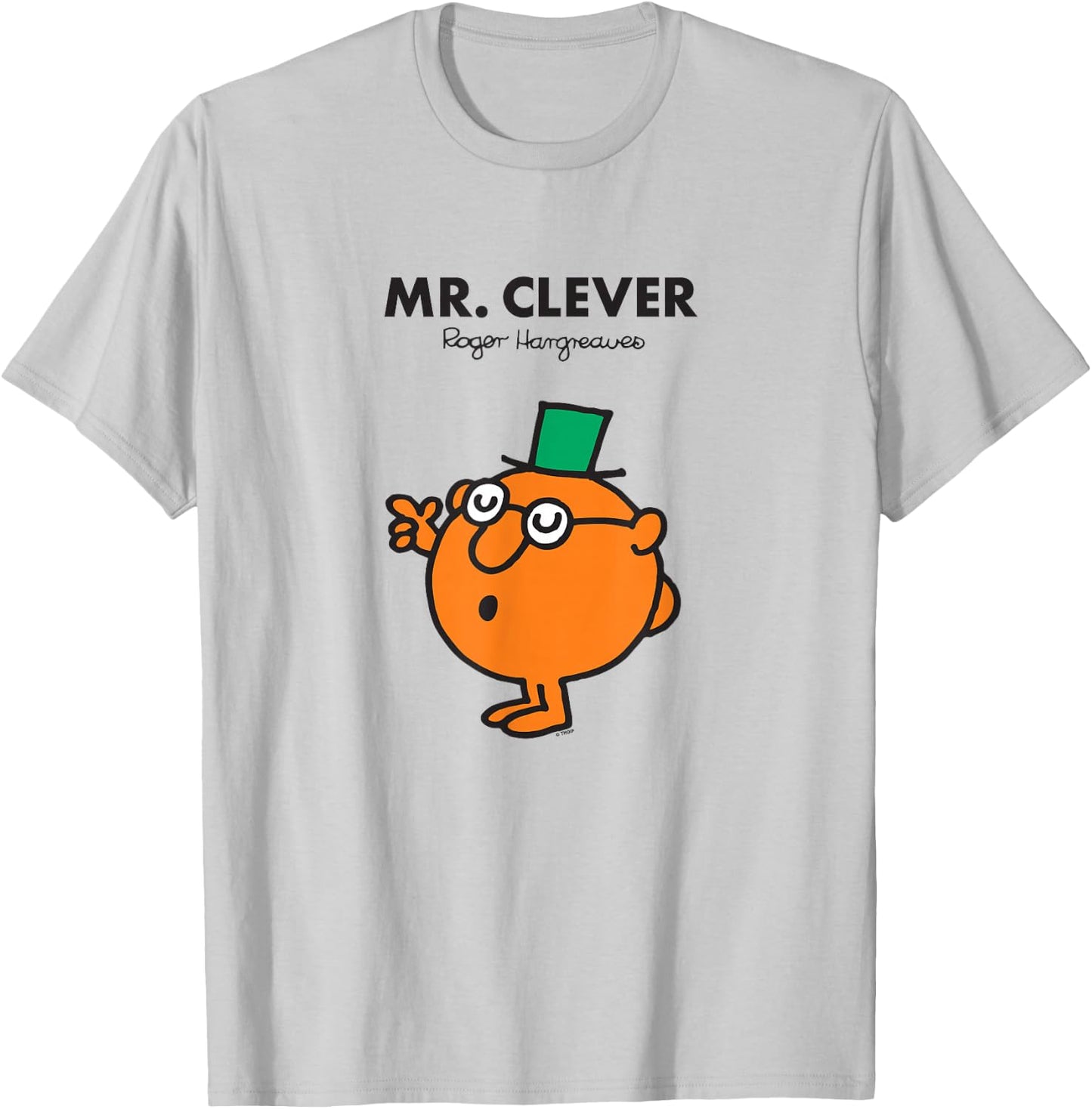 Mr. Men Mr. Clever T-Shirt - T-Shirt | Ash