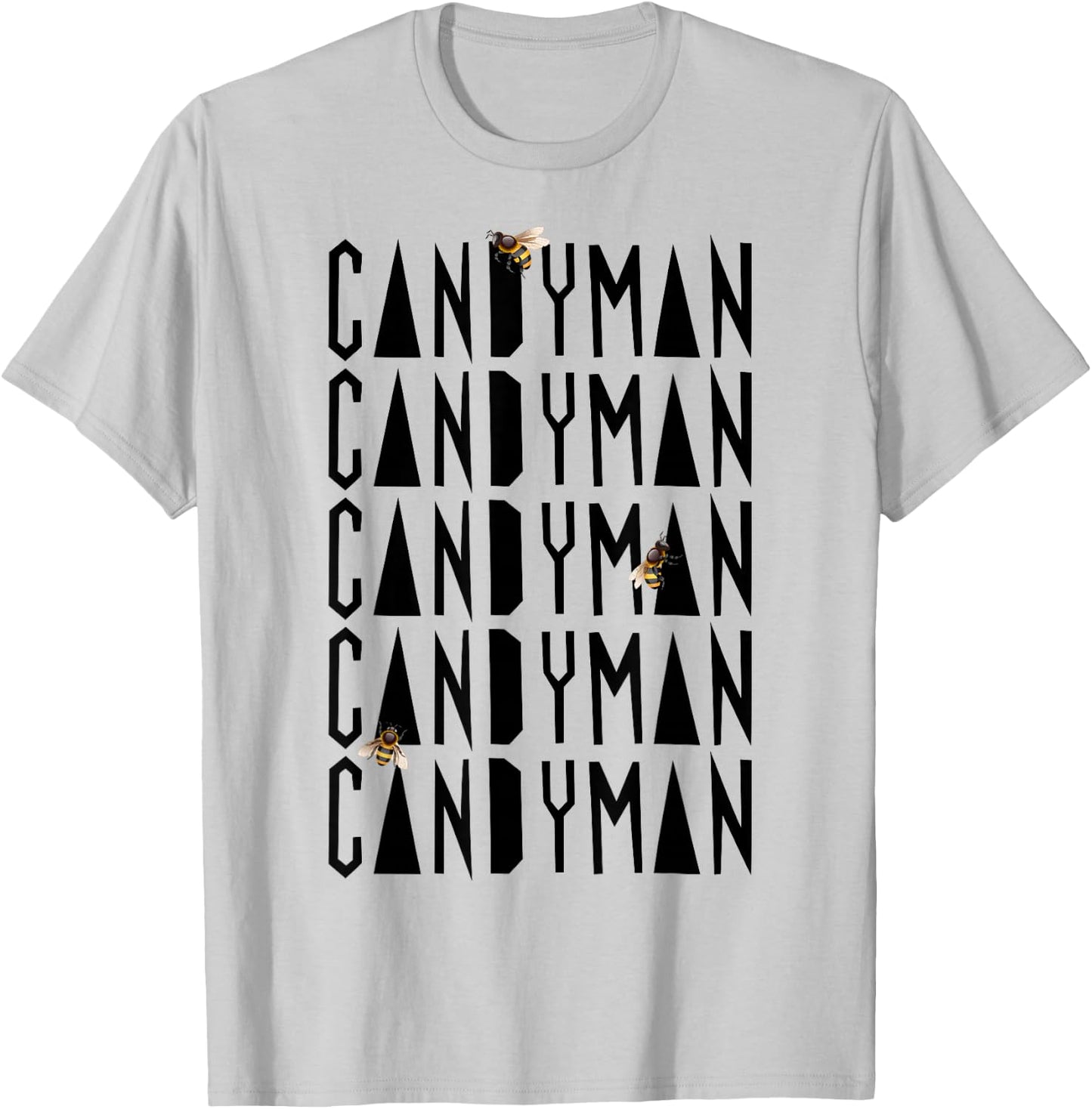 Candyman Bees Funny Urban Legend Scary Halloween T-Shirt - T-Shirt | Ash