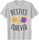 Cute Funny Peanut Butter Jelly Besties Forever Best Friends T-Shirt - T-Shirt | Ash