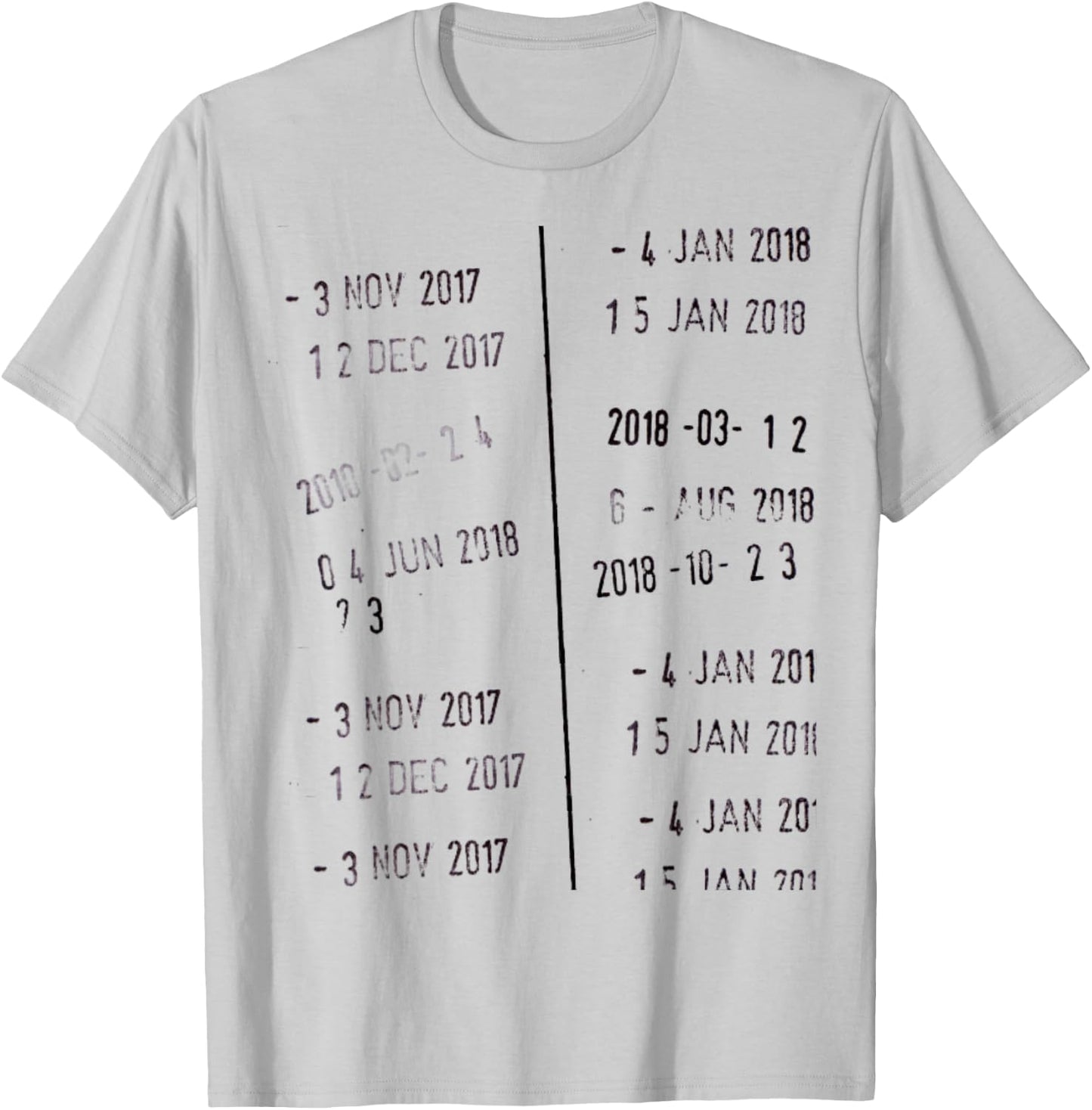 Funny Novelty Library Stamp Due Date Librarians Men Women T-Shirt - T-Shirt | Ash