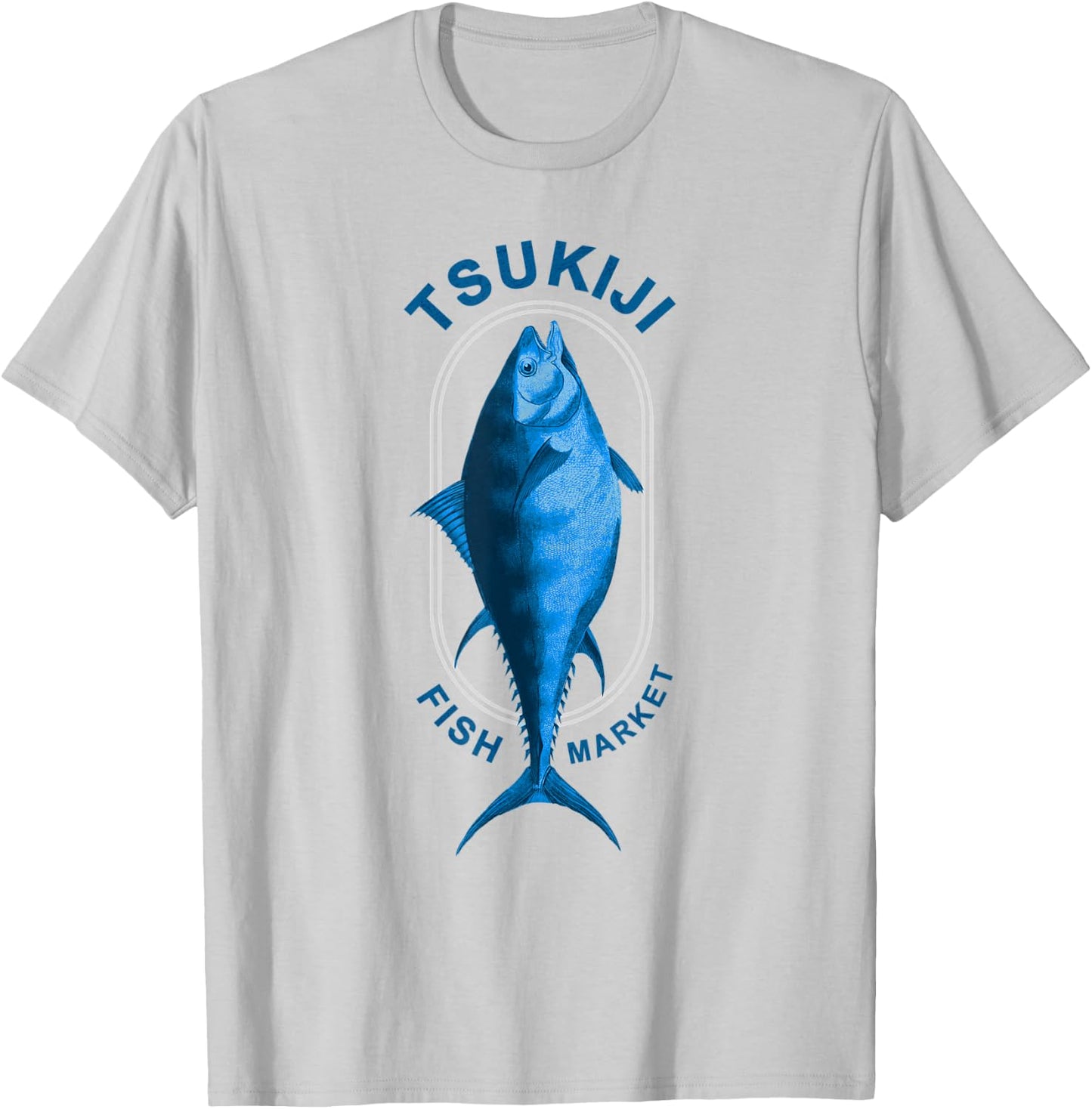 Tokyo Tsukiji Fish Market Vintage T-Shirt - T-Shirt | Ash