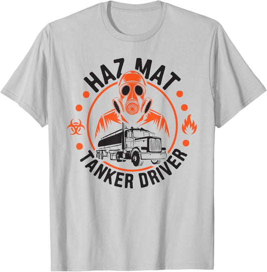 Tanker Truck Driver Vehicle Truck Driving Trucker T-Shirt - T-Shirt | Ash