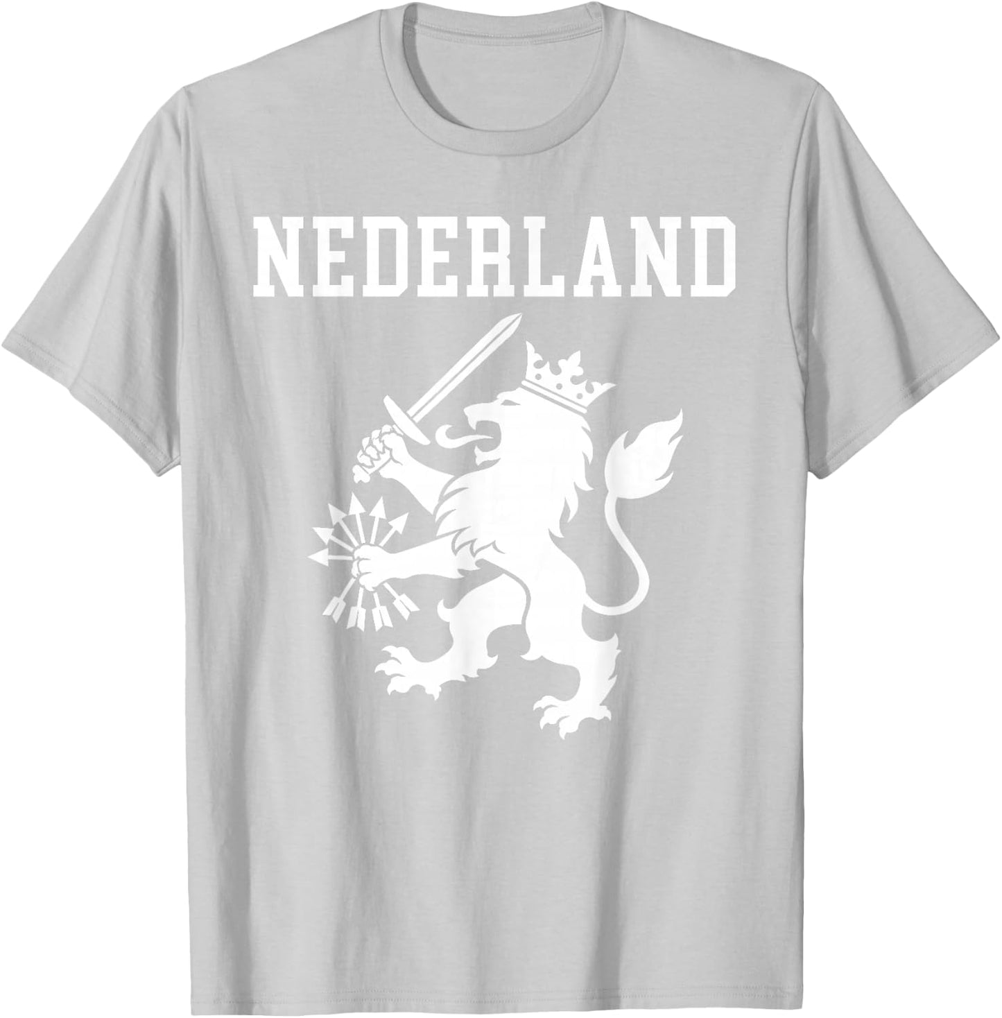 Holland Nederland Flag Dutch Lion Netherlands Pride T-Shirt - T-Shirt | Ash