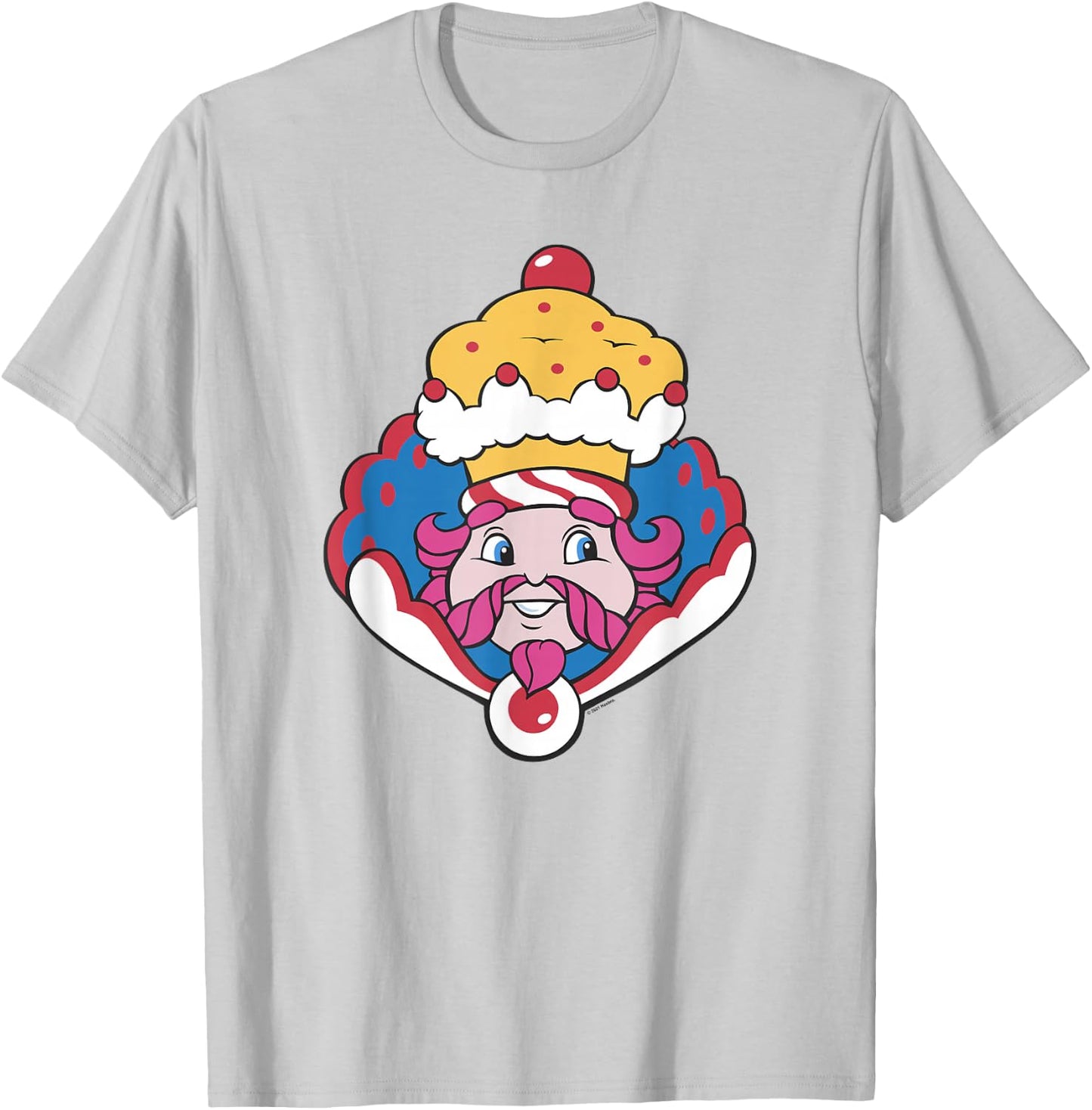 Candy Land Halloween King Kandy Big Face T-Shirt - T-Shirt | Ash