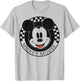 Disney Mickey And Friends Mickey Mouse Checkerboard Circle Short Sleeve For -child, Small T-Shirt - T-Shirt | Ash